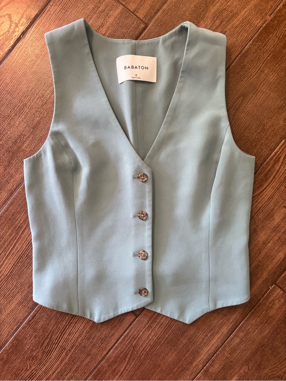 Babaton Vest Yucca Green (size 2)